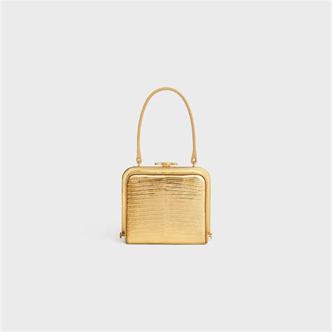 celine triomphe minaudiere bag|EVENING TRIOMPHE MINAUDIERE IN LIZARD .